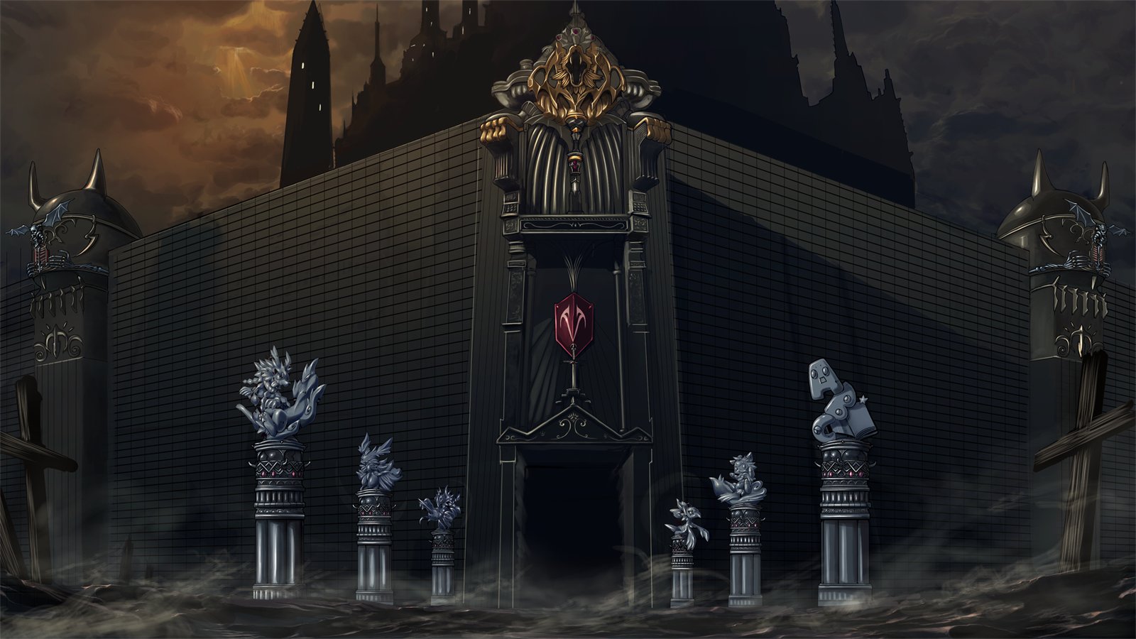 魔王の塔のステージ背景